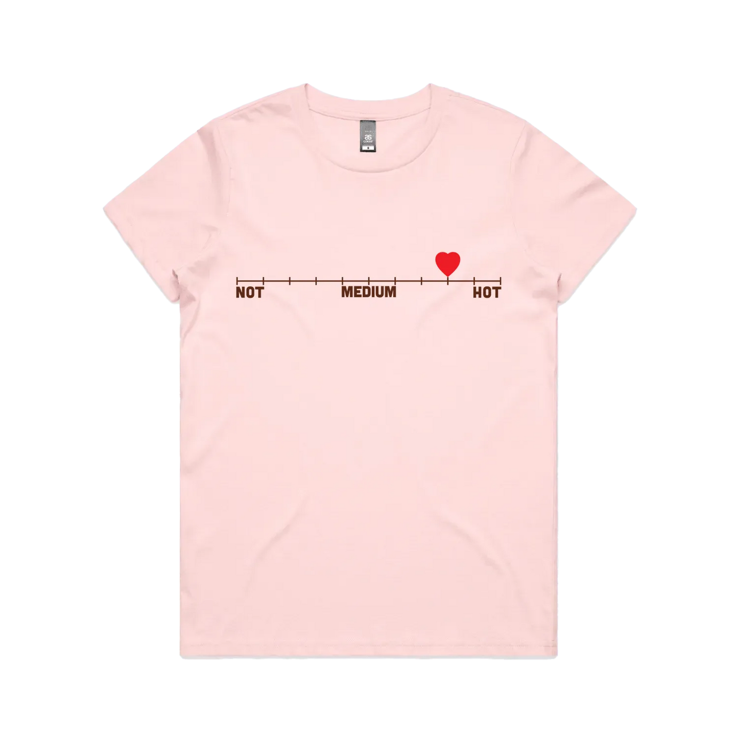 Pink front flat lay