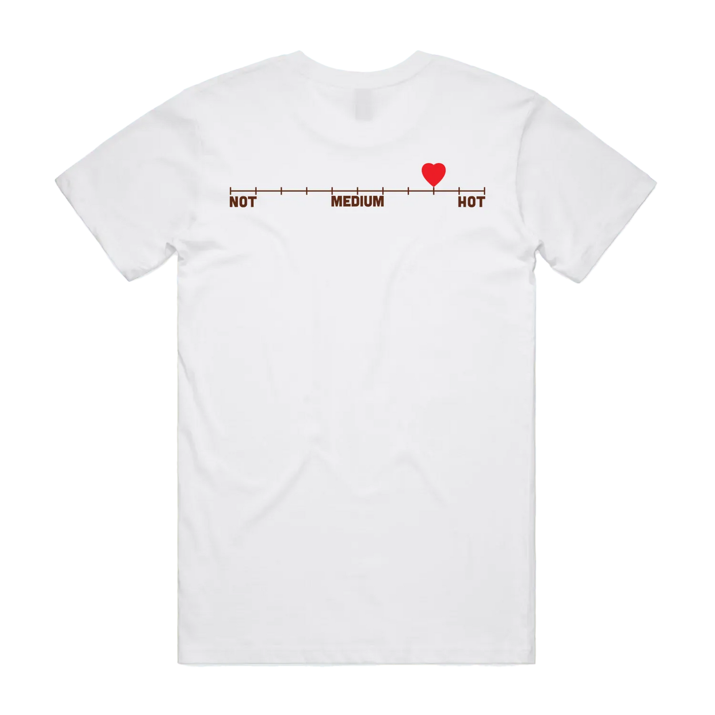 White back flat lay