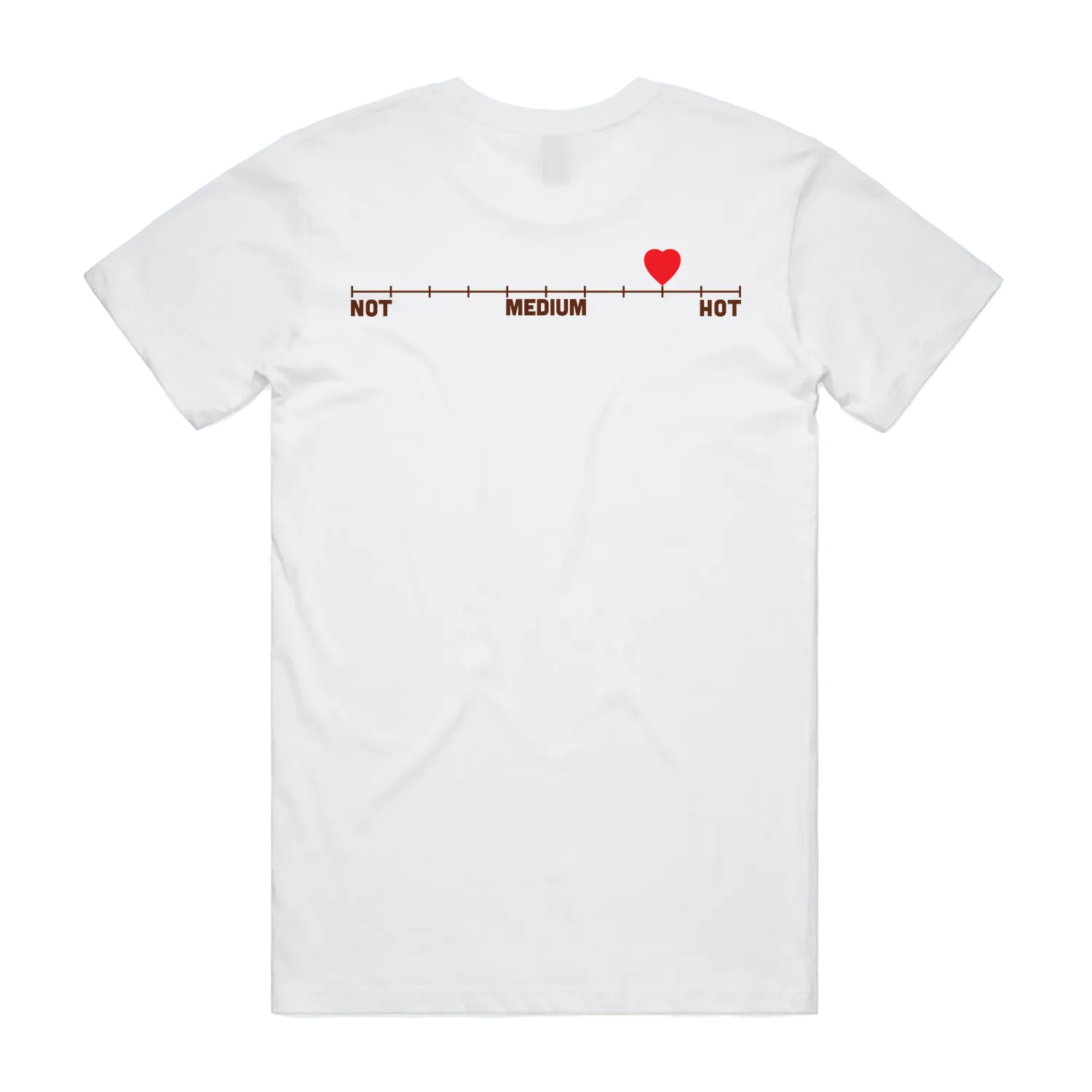 White back flat lay
