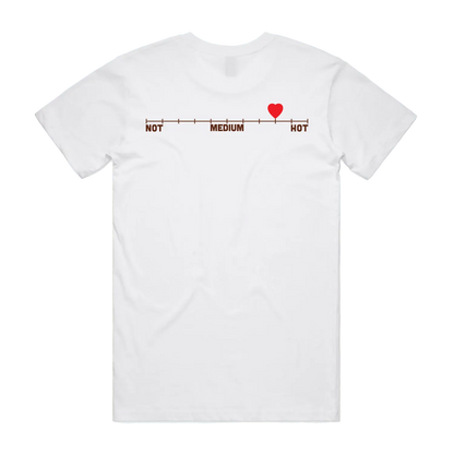 White back flat lay